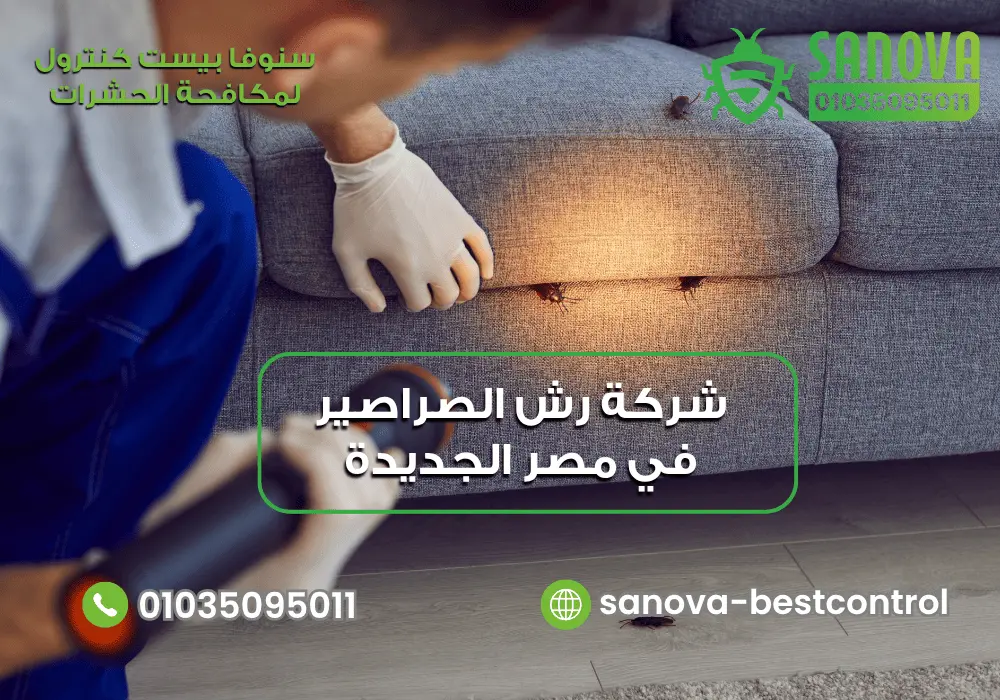 شركة مكافحة الصراصير في مصر الجديدة | سنوفا 01035095011