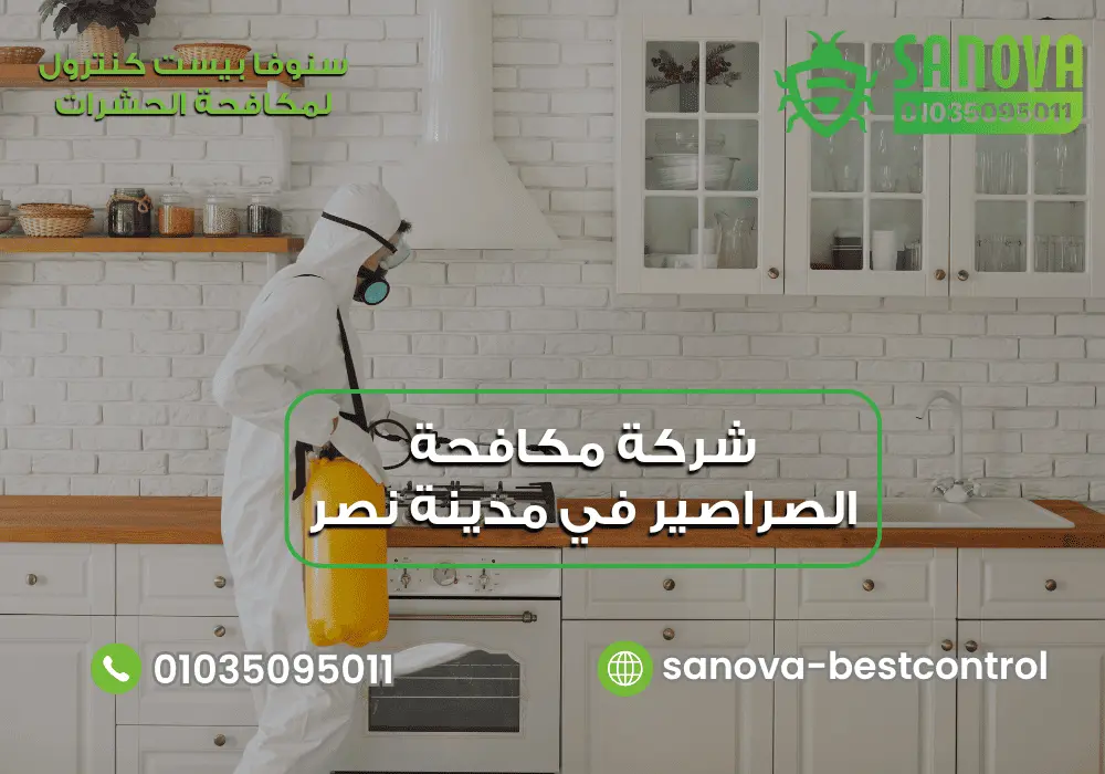 مكافحة الصراصير في مدينة نصر مع سنوفا بست كنترول 01035095011