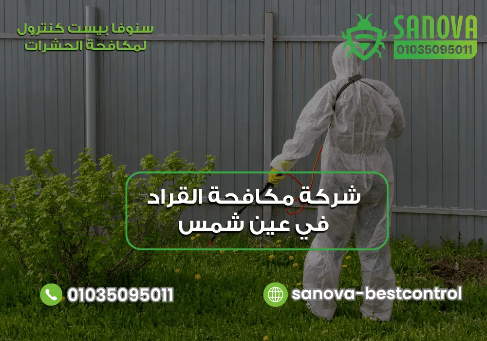 أفضل شركة مكافحة القراد في عين شمس مع سنوفا بست كنترول 01035095011