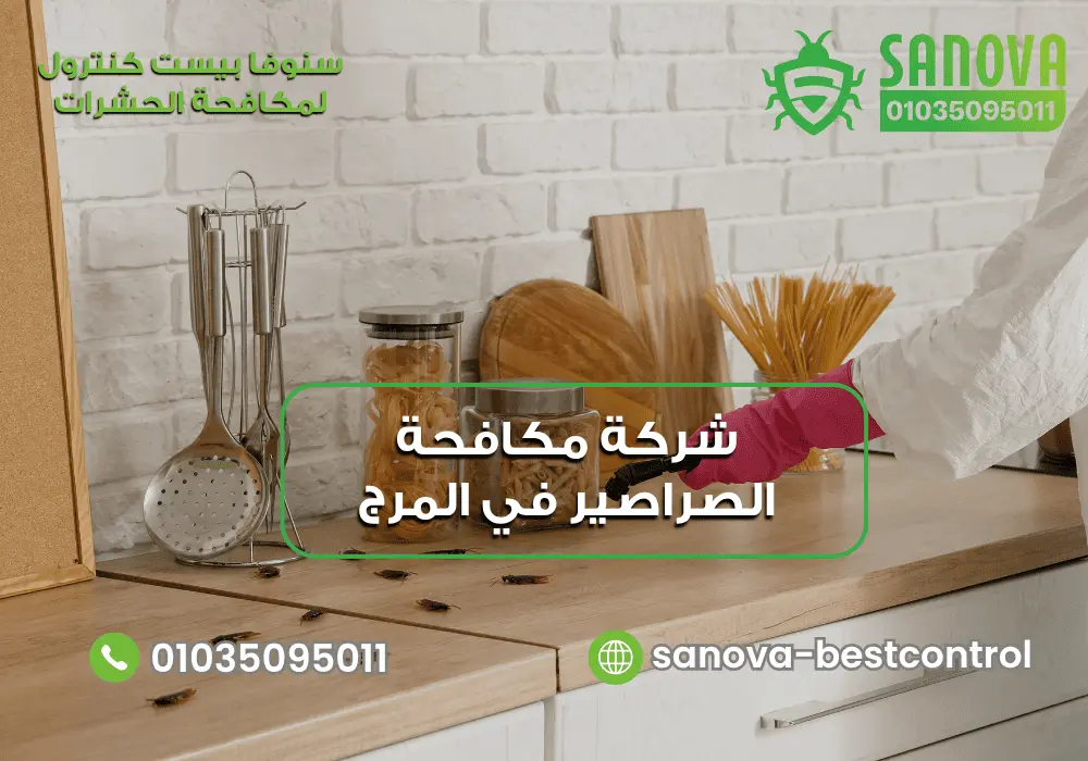 رقم شركة مكافحة الصراصير في المرج مع سنوفا بست كنترول 01035095011