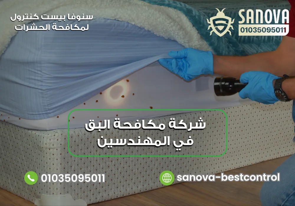 شركة مكافحة البق في المهندسين مع سنوفا بست كنترول 01035095011