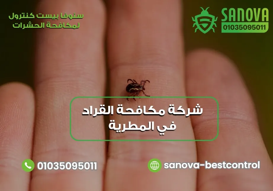 شركة مكافحة القراد في المطرية | سنوفا 01035095011 شركة مكافحة القراد في المطرية
