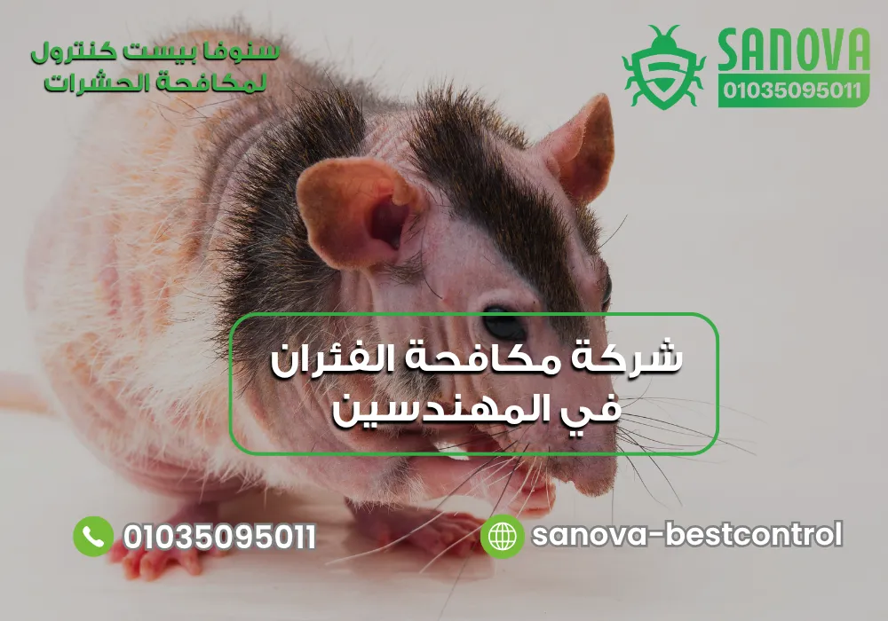 مكافحة القوارض في المهندسين مع سنوفا بست كنترول 01035095011